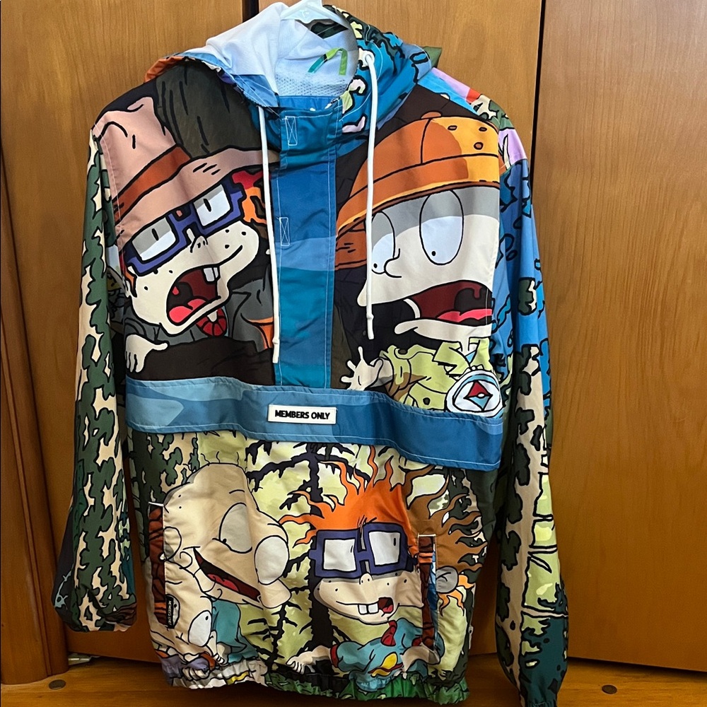 Members Only Rugrats Print Hoodie**see size info